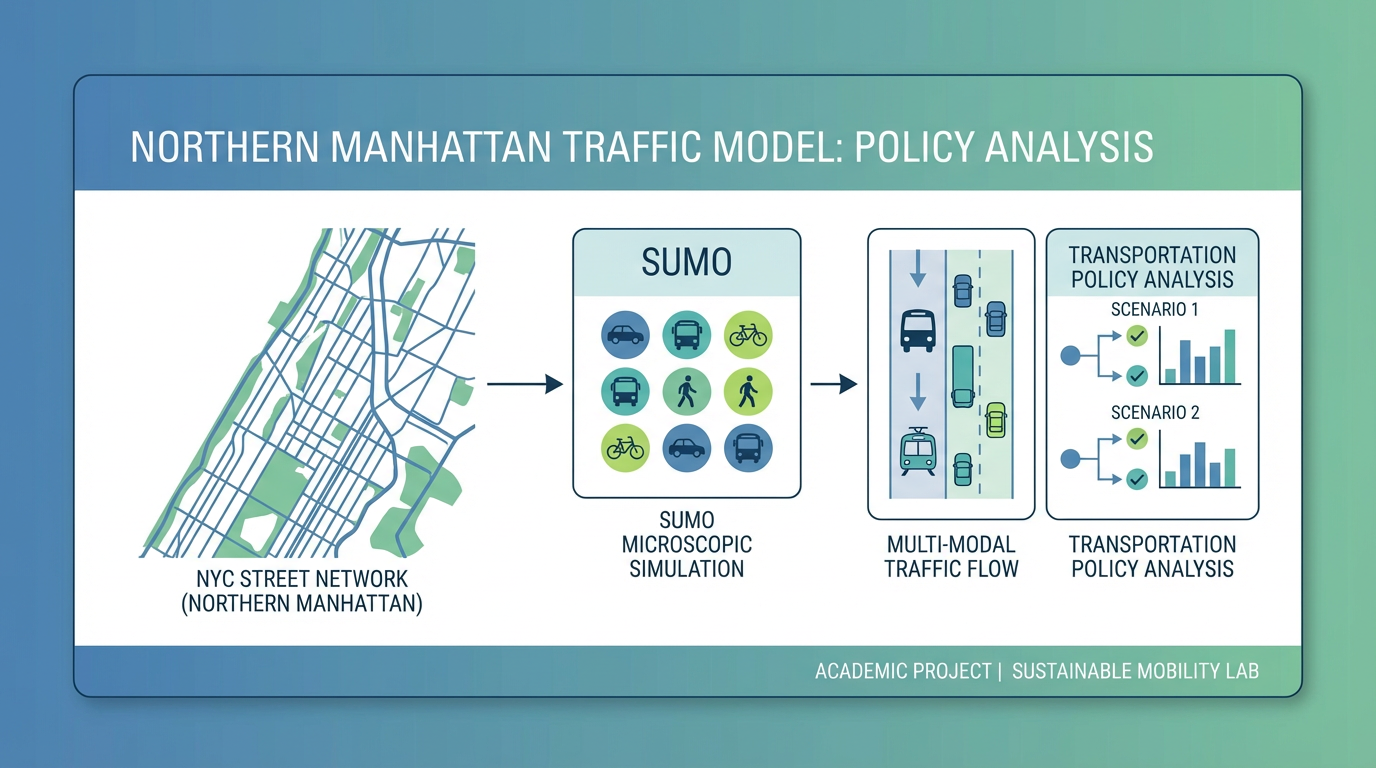 Developing a Robust Traffic Network Model for Transportation Policy Analysis of Northern Manhattan