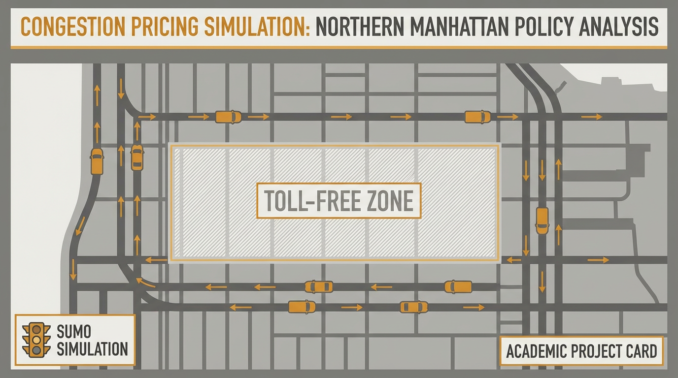 Simulating Congestion Pricing Effects on Traffic Patterns in Neighboring Communities